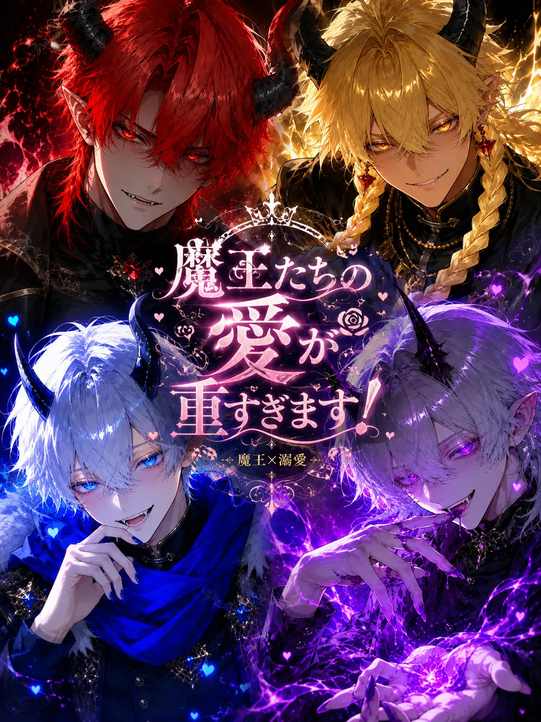 komorine의 魔王たちの愛が重すぎます！