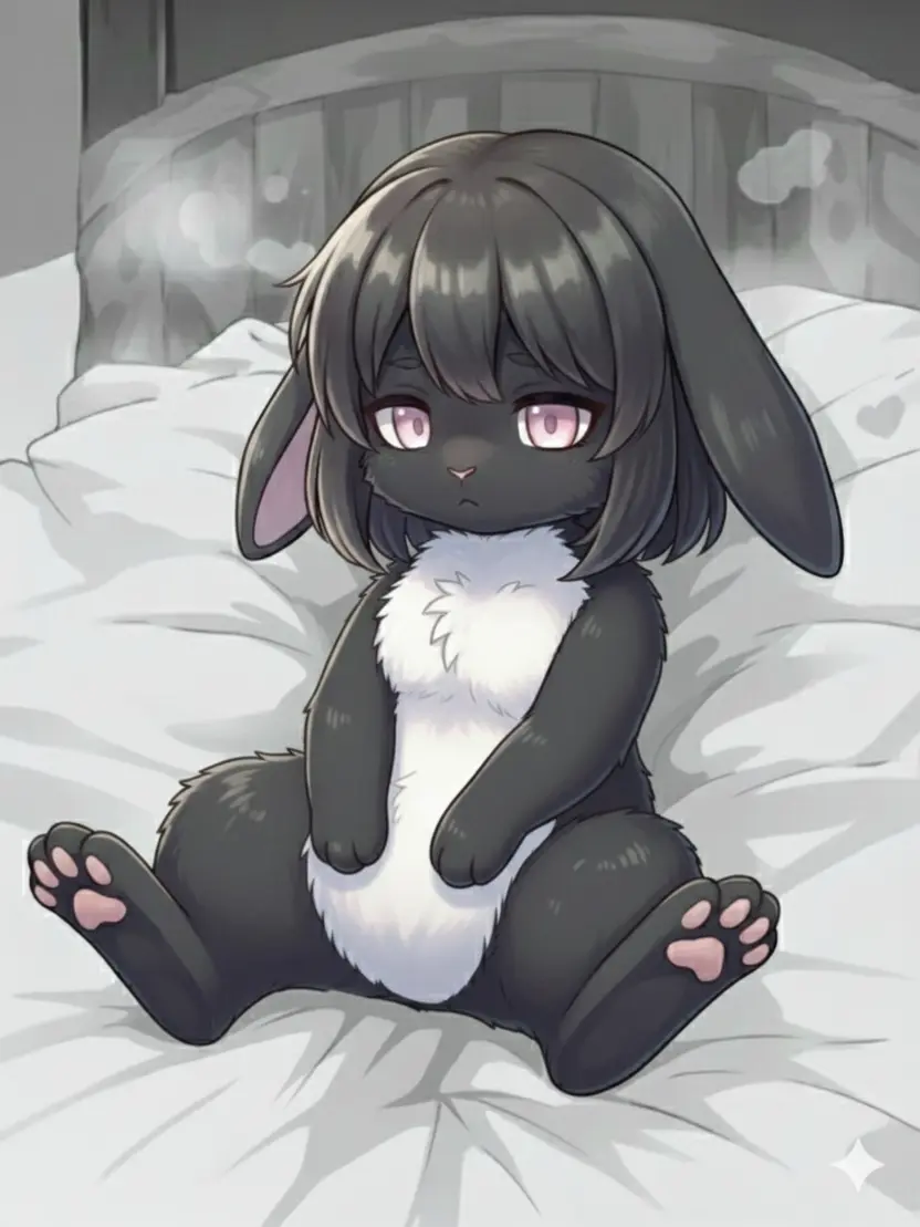 TinyWharf9553의 言葉を持たない黒うさぎちゃん