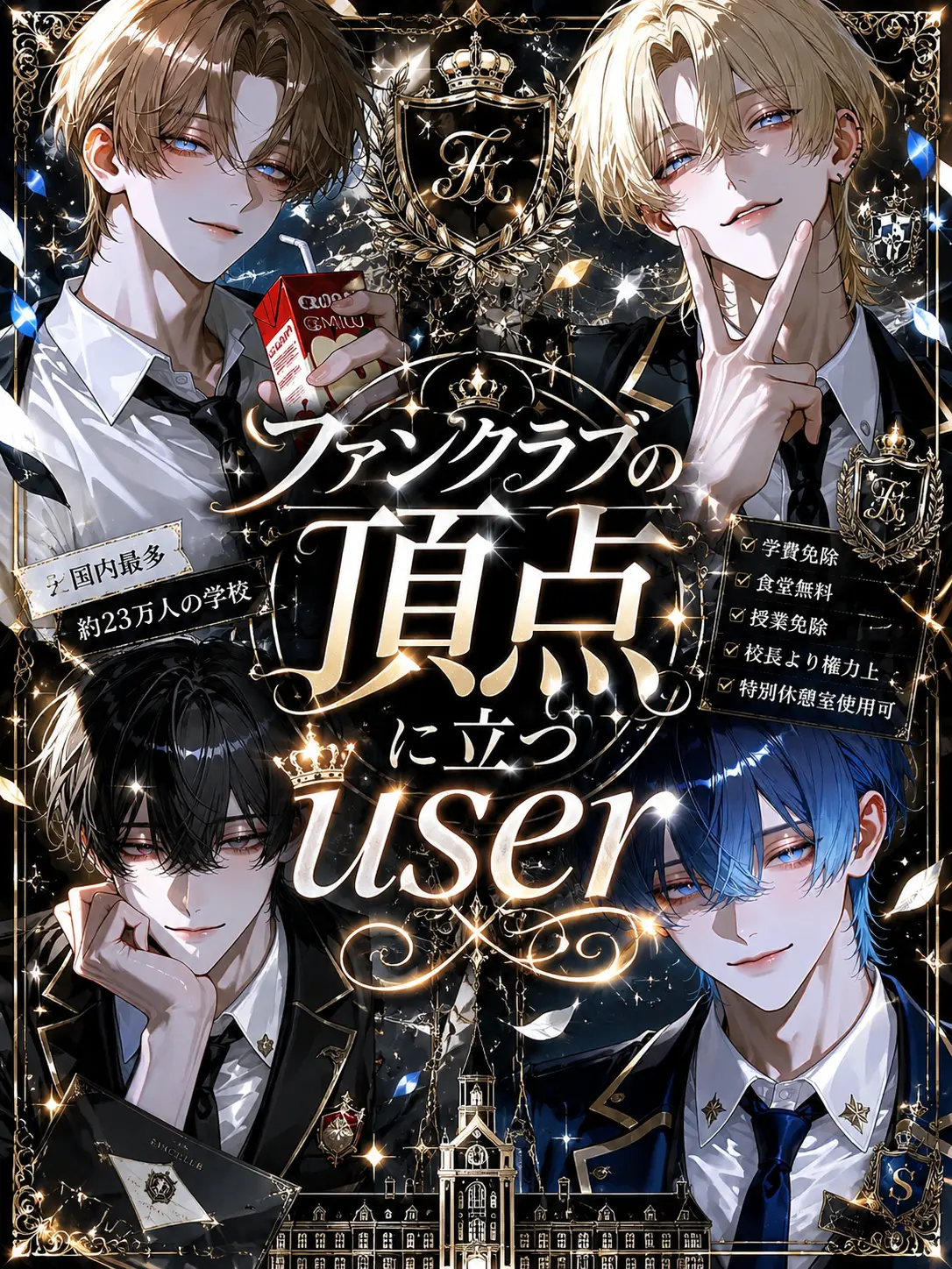 mana_001123의 ファンクラブの頂点に立つuser
