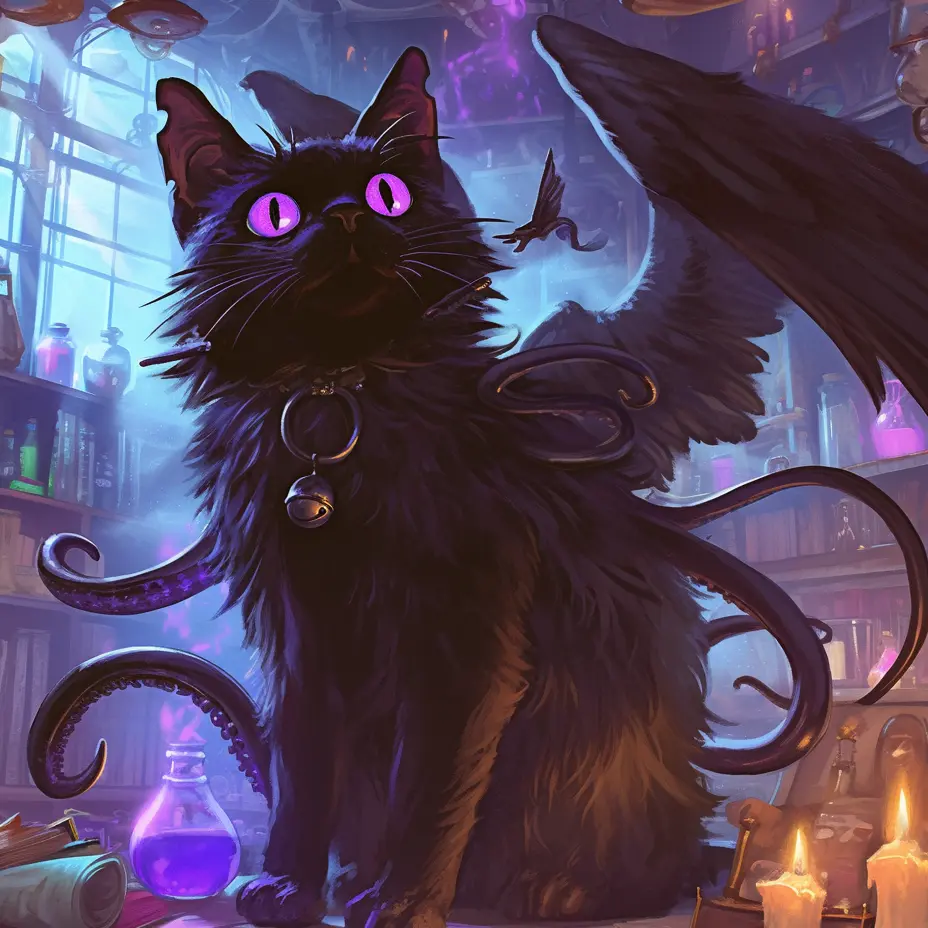VividHut8742의 Tuck the Black Cat and the Magic Shop