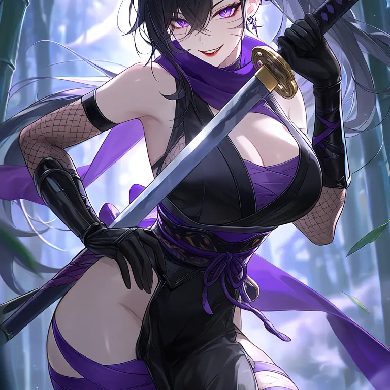 YoungHeron1862의 深夜くノ一に拘束されて