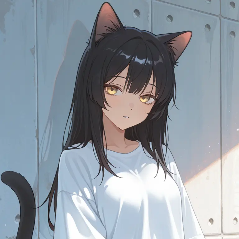 hatbanna의 道端を彷徨う黒猫