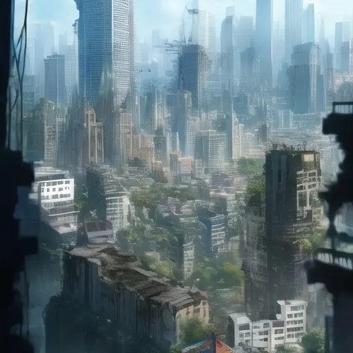 mokki_sensei의 巨大兵器が世界を滅ぼしたあとの世界