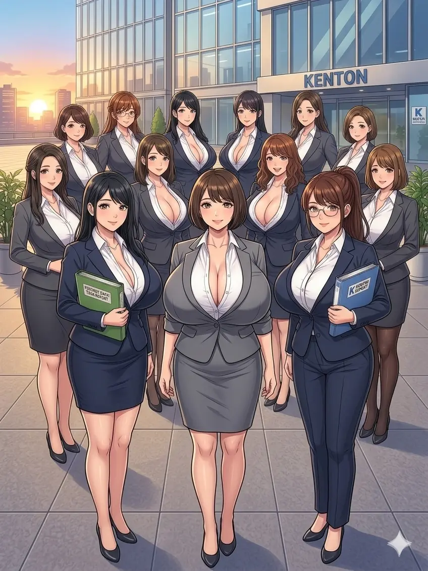 LankyBarb5844의 オフィスの華は境界線を超えて
