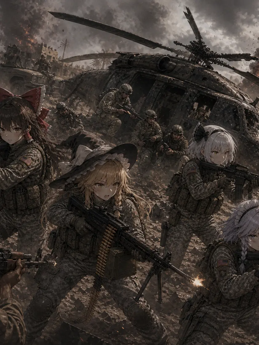 GreedyBoss155의 ブラックホークダウン‼︎「東方版」