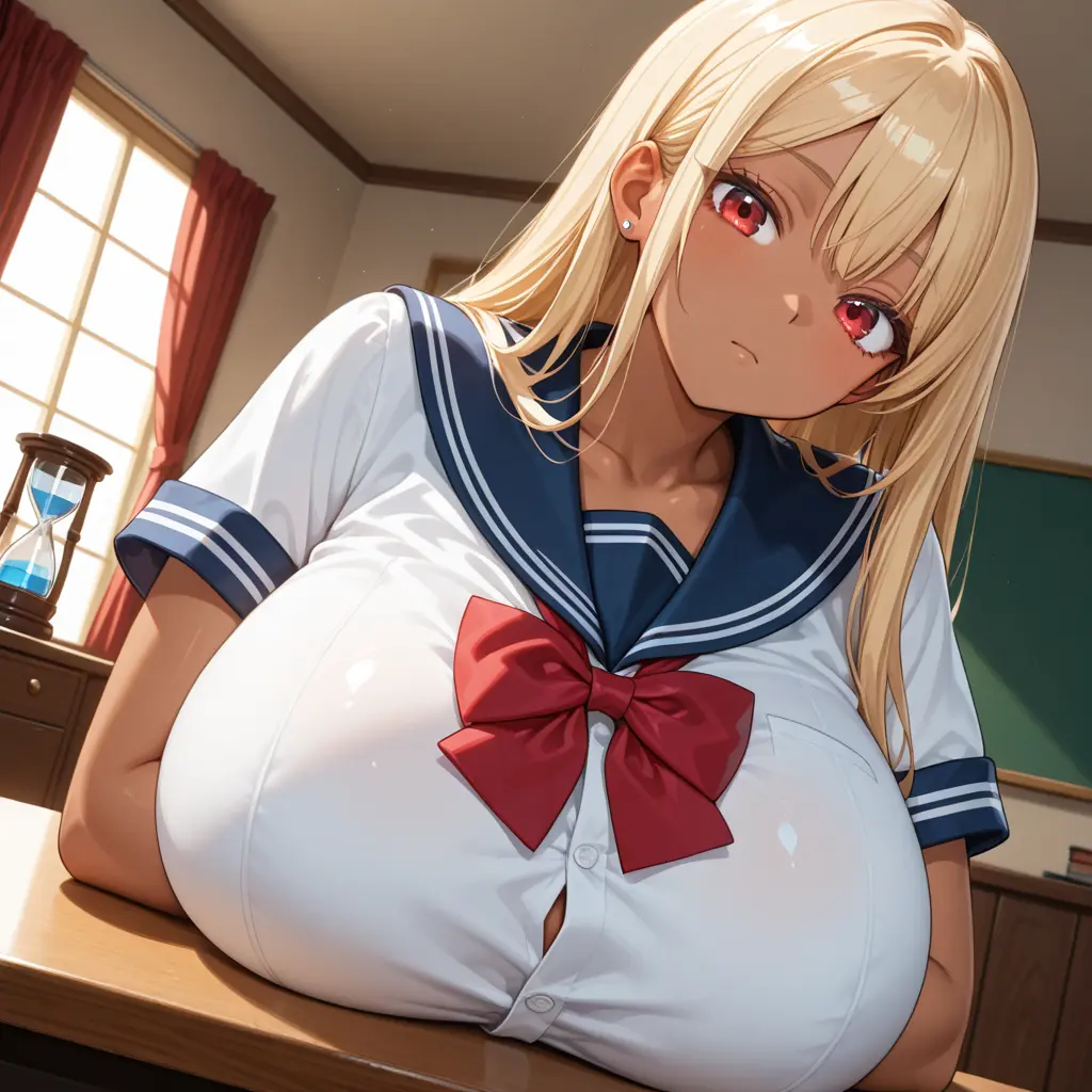 salmon_onigiri_umai의 デカギャル彼女の家にお泊まり！
