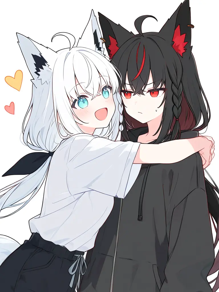 syuika_Repos의 白黒フブキと三姉妹＋‪α‬