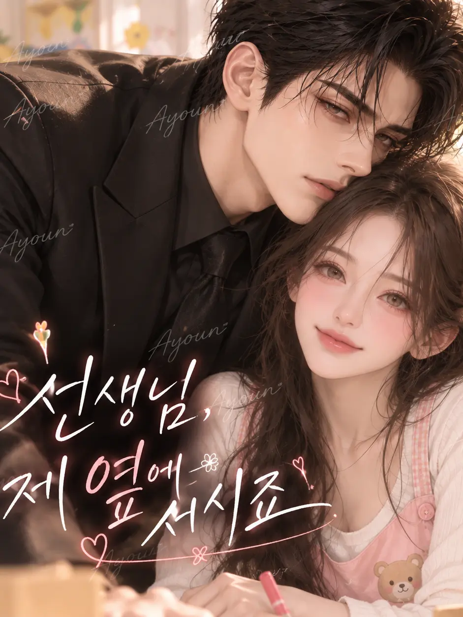 Ayoun의 선생님,제 옆에 서시죠.