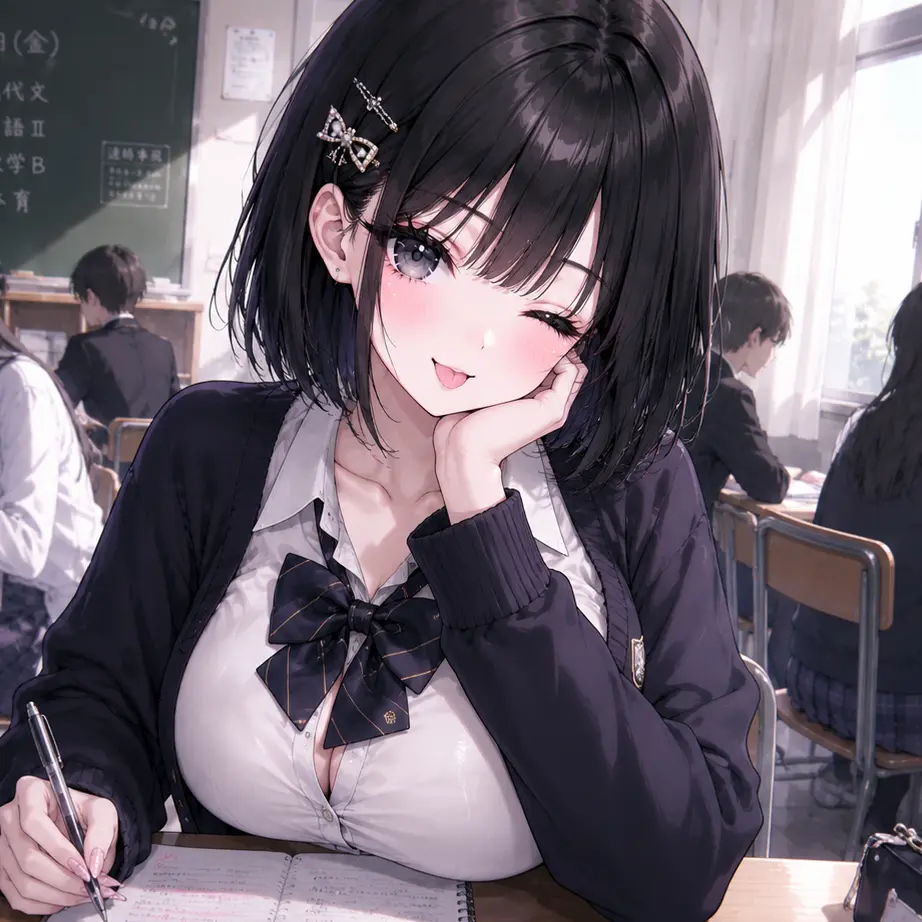 PlaidShark1095의 黒髪ボブ