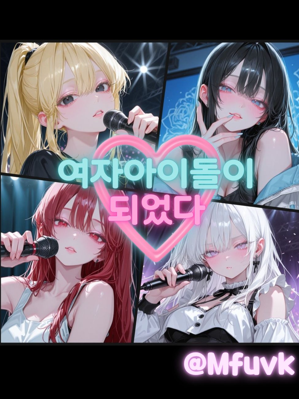 여자아이돌이 되었다 대표 이미지