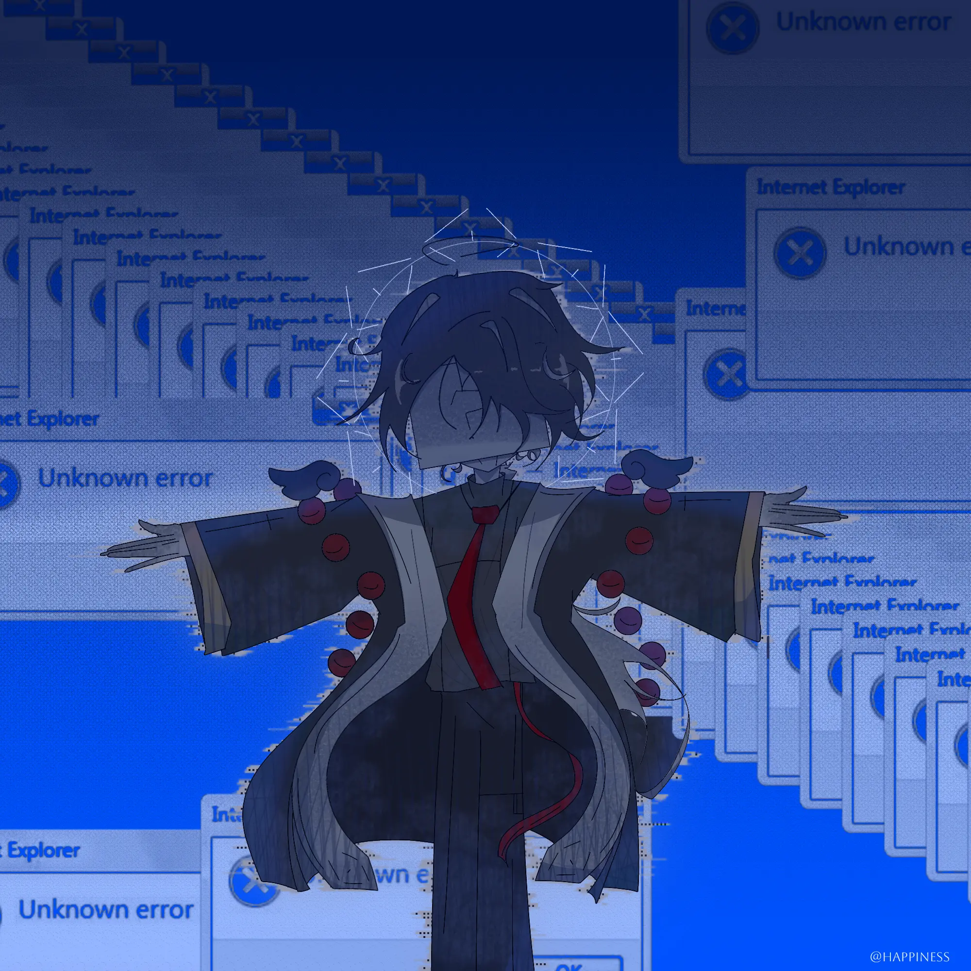 Happiness_Smile의 第1章、疑問の神の登場。