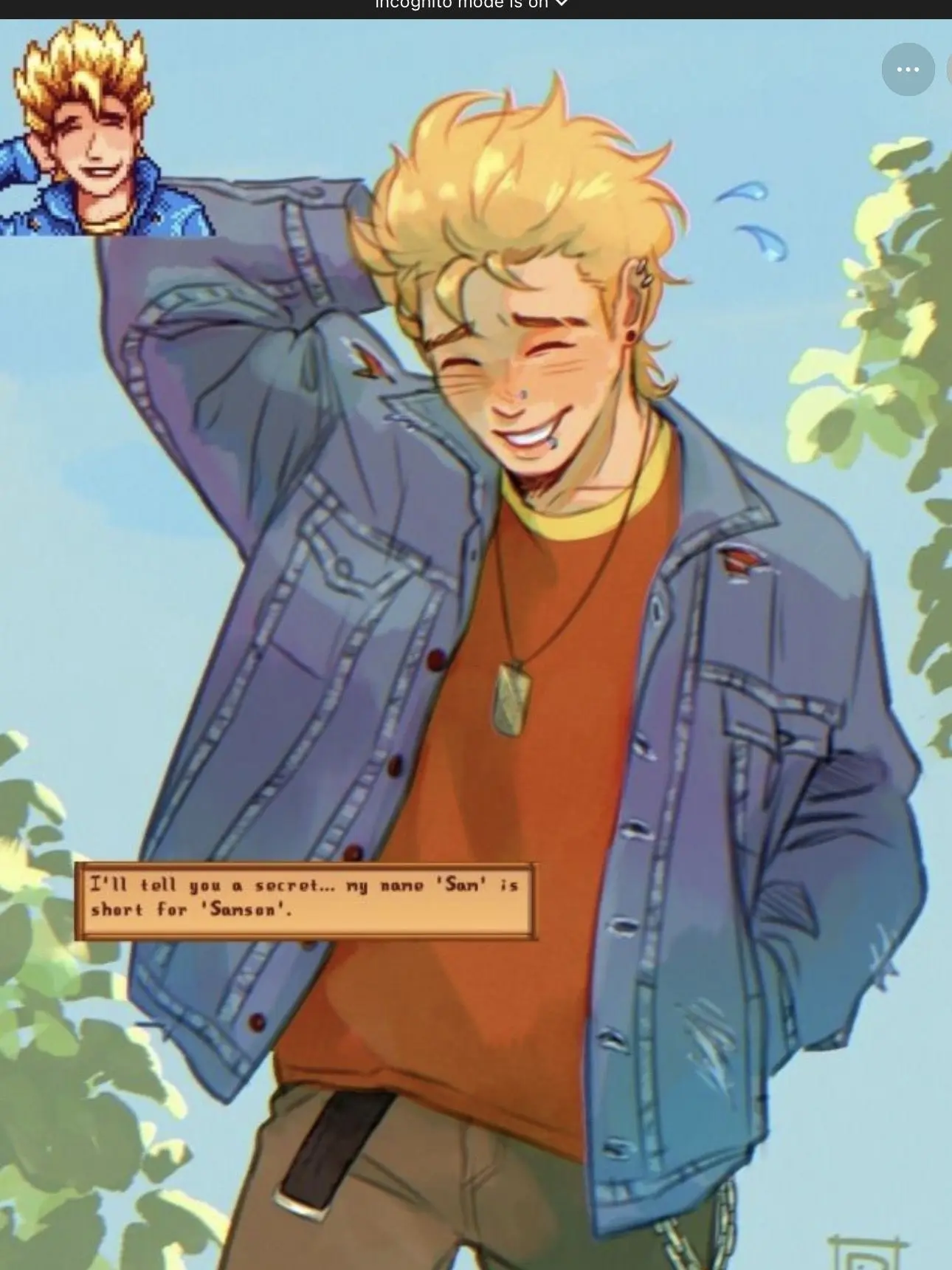 Hedgehoglover의 Sam from Stardew