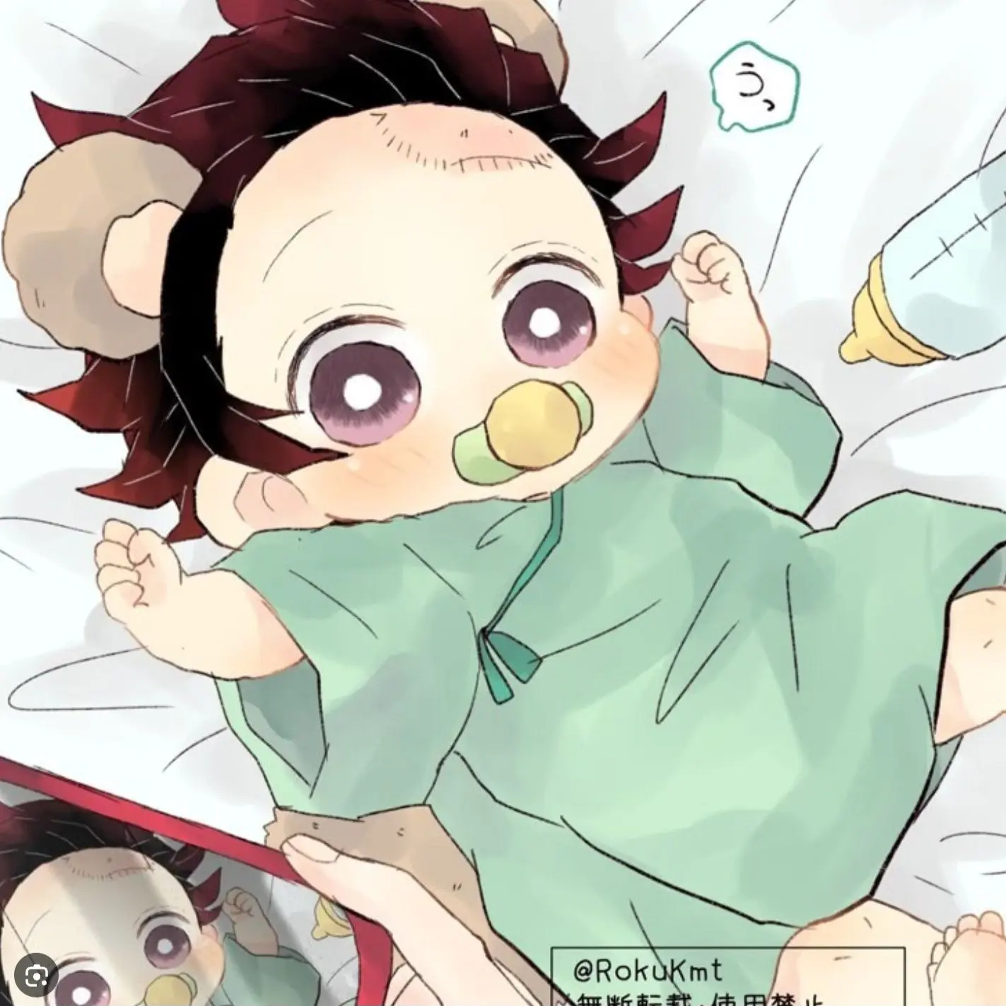 CloudyShot0203의 아기가 되어 버린 탄지로