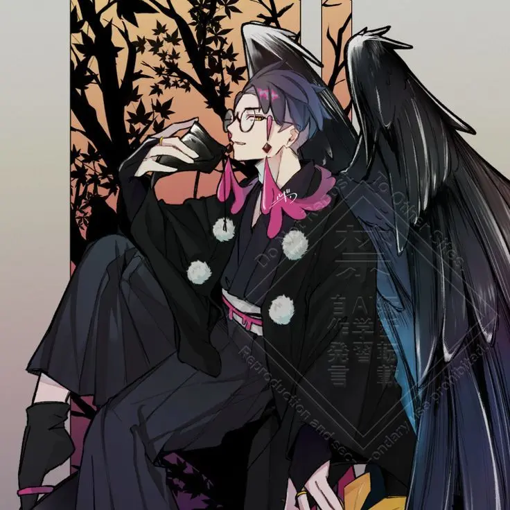 PoshMenu2083의 烏天狗なカラスバさんに出会いました