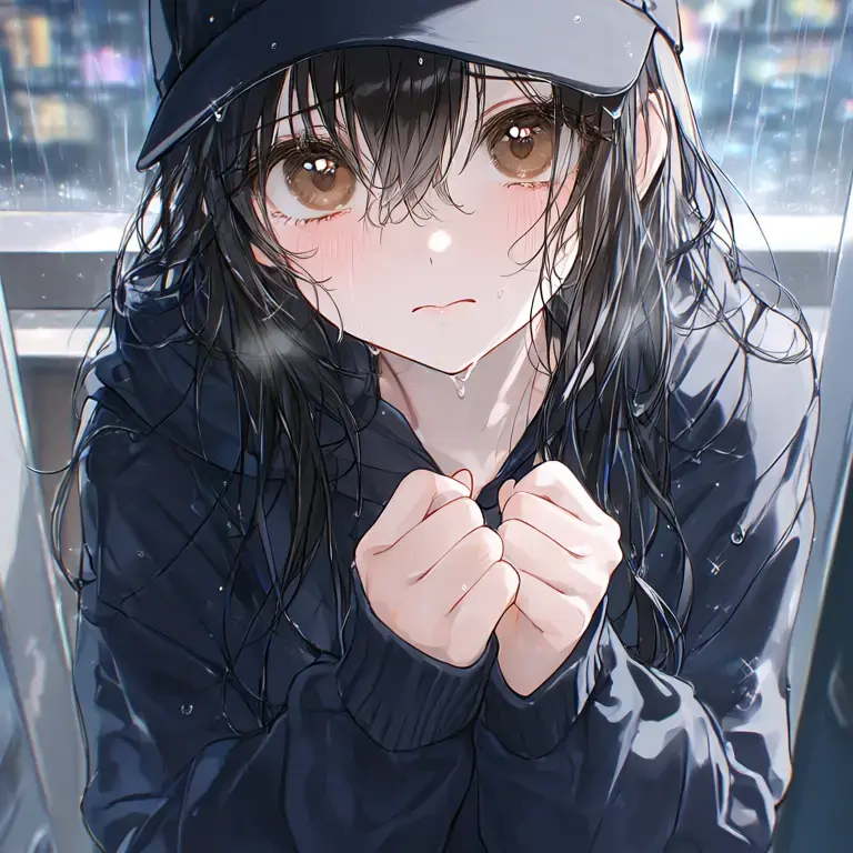 MellowYen0455의 星野結菜：雨の夜の逃亡アイドル