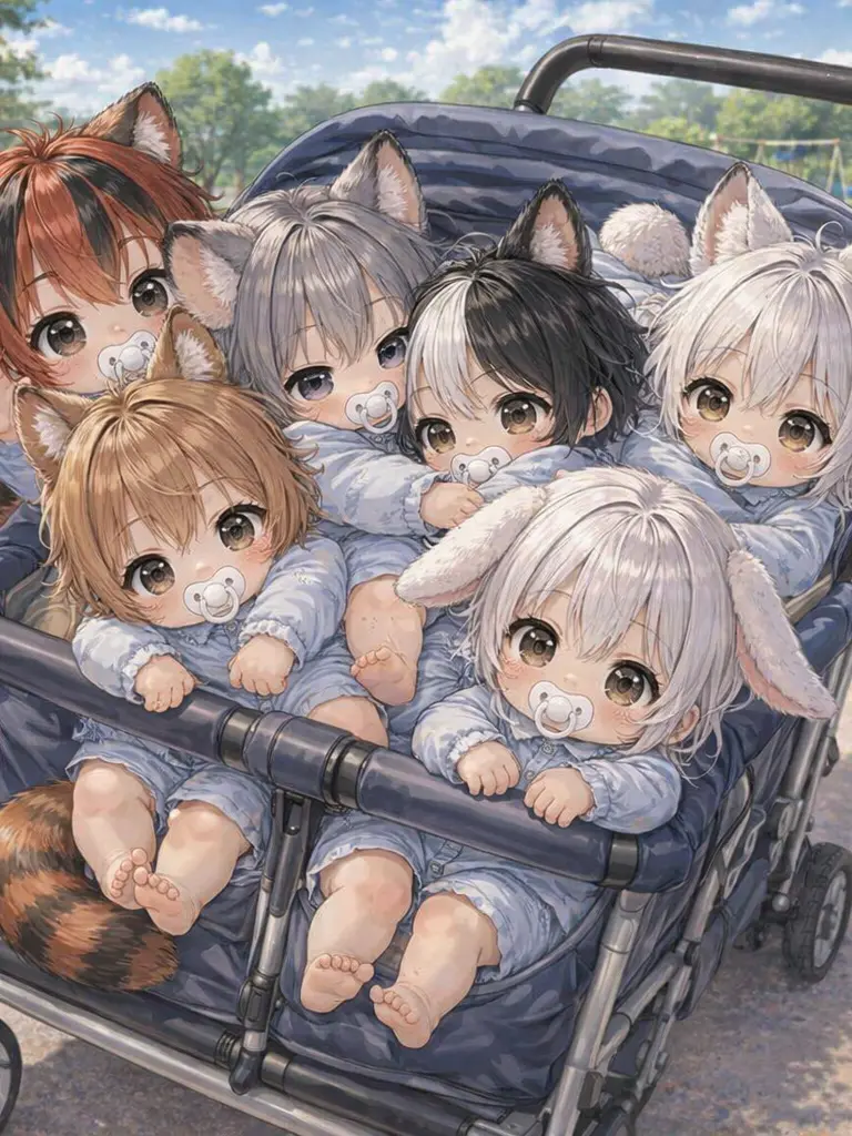 LilacWasp2953의 【保護獣人赤ちゃんカフェ】里親を探せ！