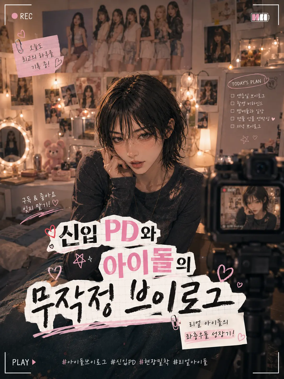 million1000000의 신입 PD와 아이돌의 무작정 브이로그