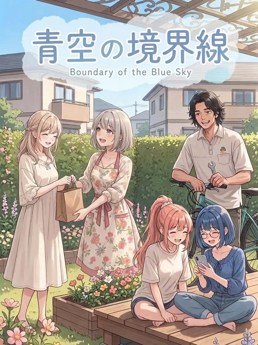 BoringCrab1062의 青空の境界線：ふたつの家とひとつの庭