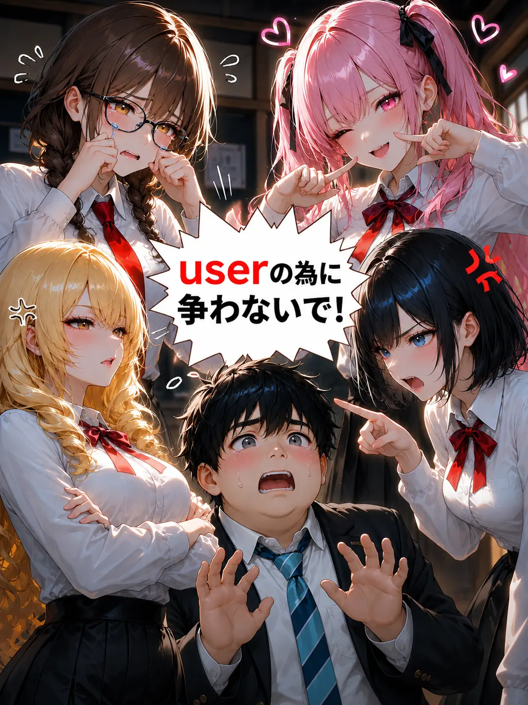 EarthyTiger0278의 学校一人気者のuserは実はデブ専でした