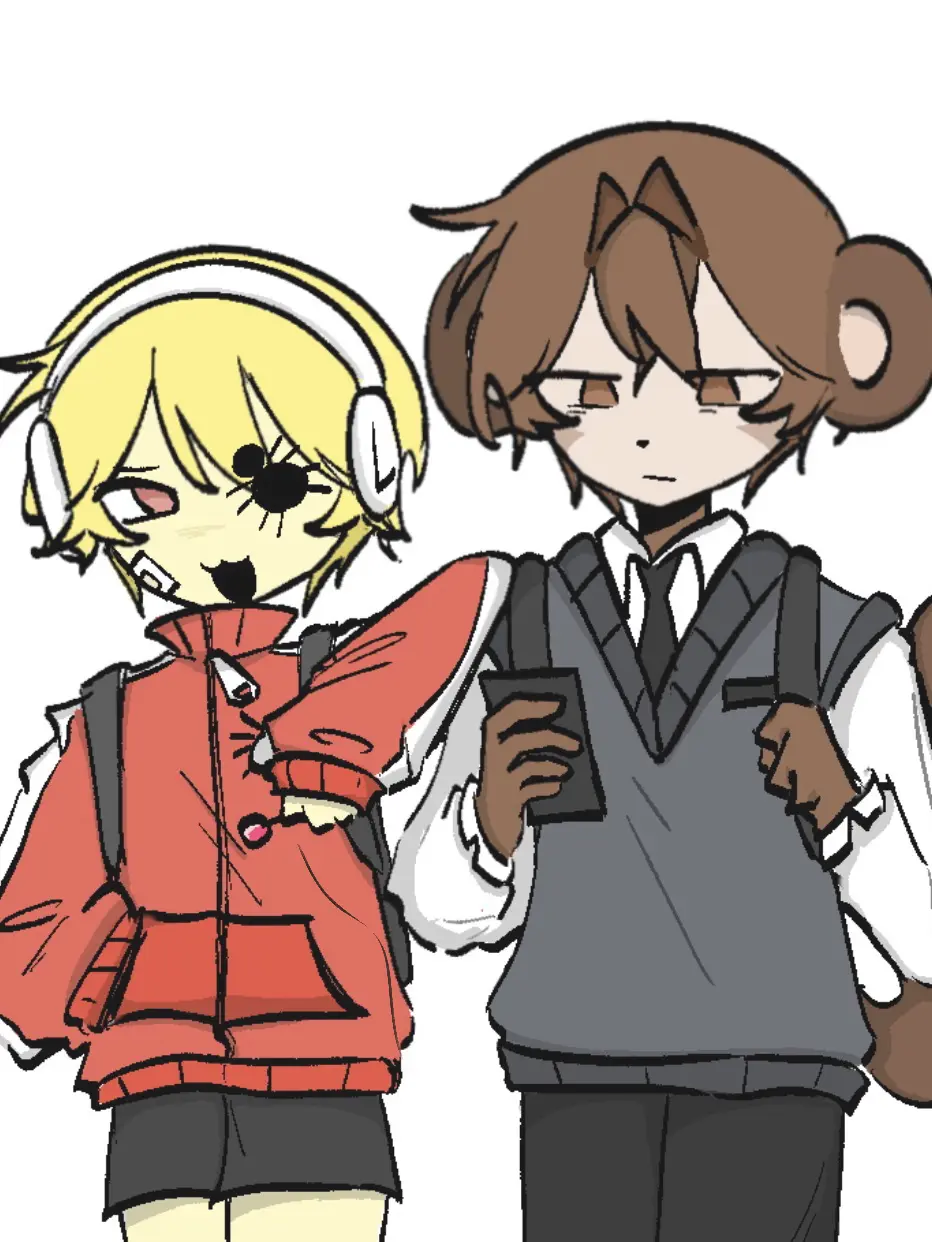 FussySnow의 잔델새미 학교 AU