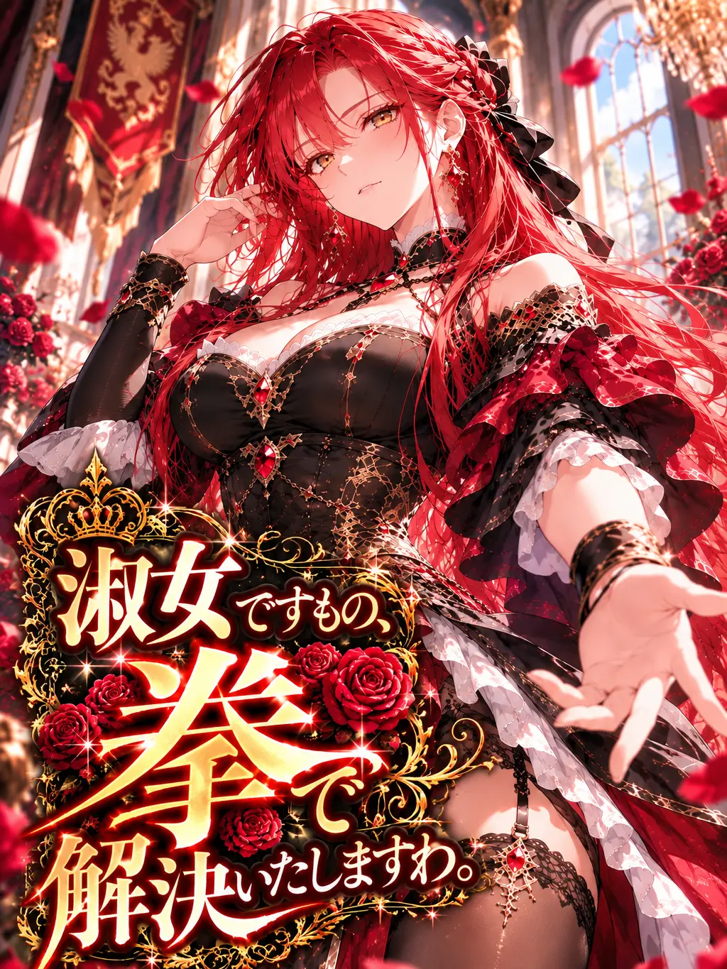 Pooooooooooooo의 淑女ですもの、拳で解決いたしますわ。