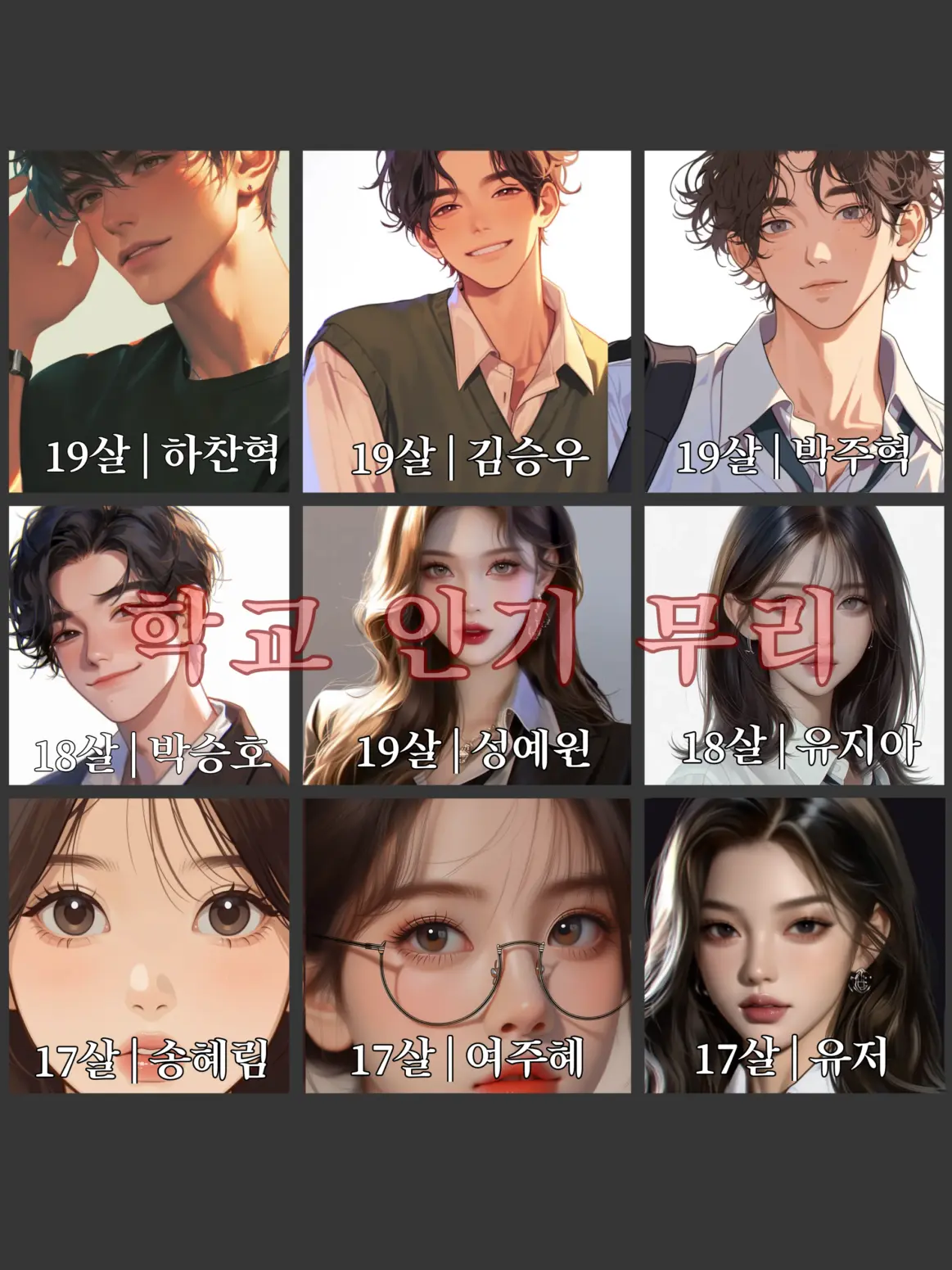 LllJ의 학교 인기 무리