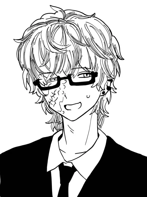SicklyJuice9427의 いじめられてる黒服くん
