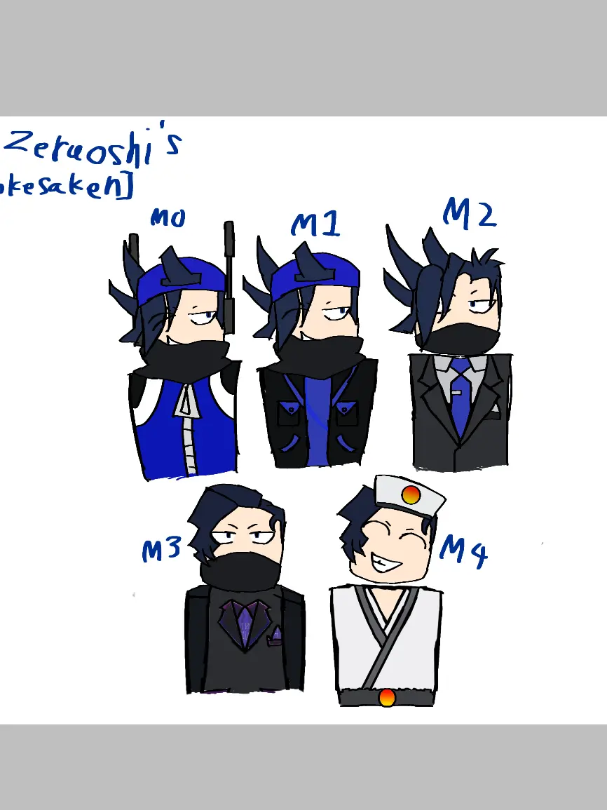 ilovezeruoshi의 Wait, they're all blue...?