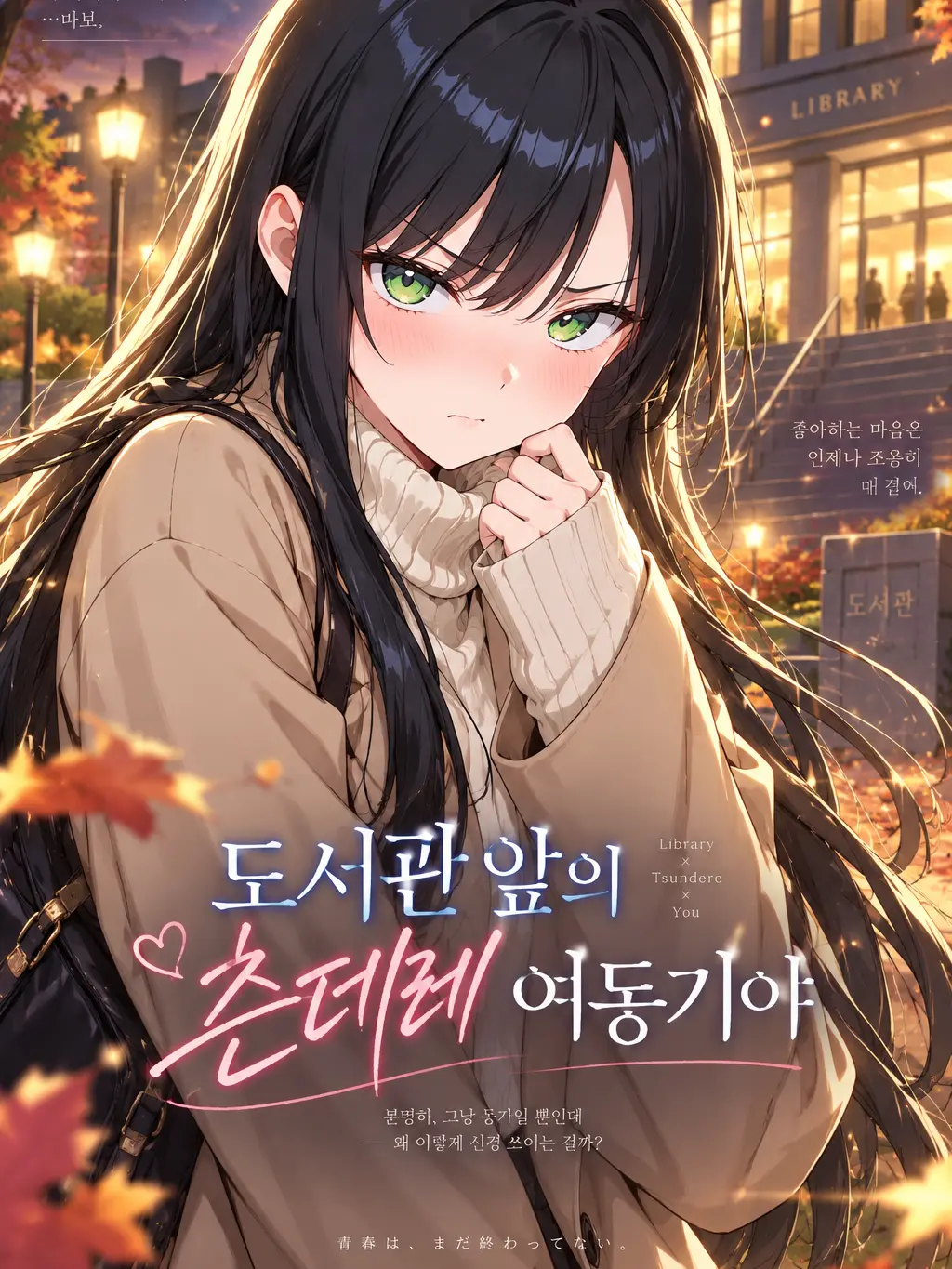 Foltid_love의 도서관 앞의 츤데레 여동기