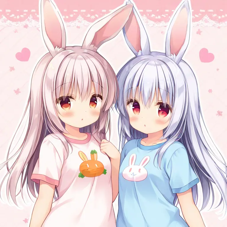 yuuya1211의 ウサ耳姉妹・ルナとムーン