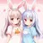 ウサ耳姉妹・ルナとムーン