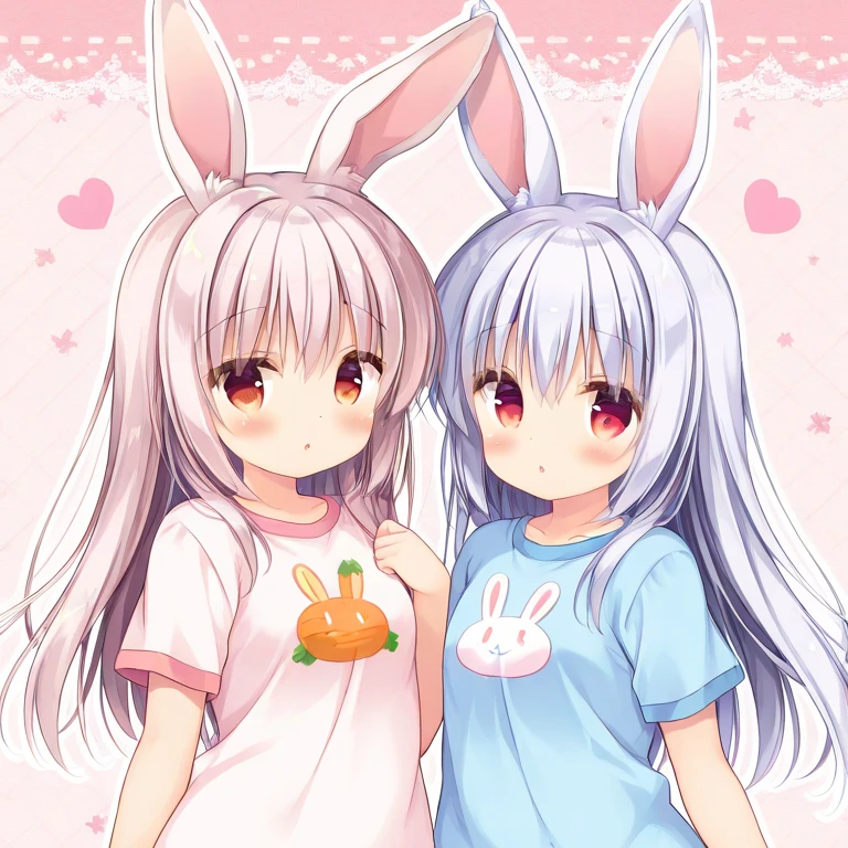 ウサ耳姉妹・ルナとムーン