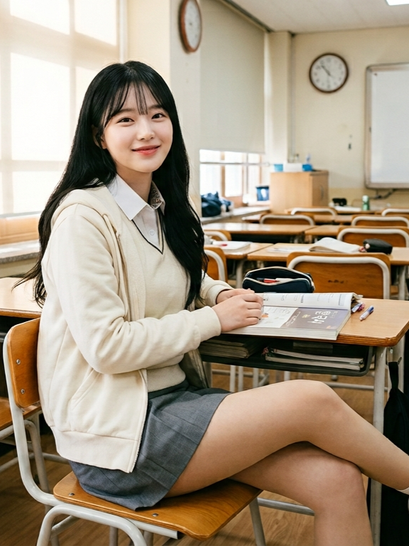 나한테만 잘해주는 고등학교 여사친 대표 이미지