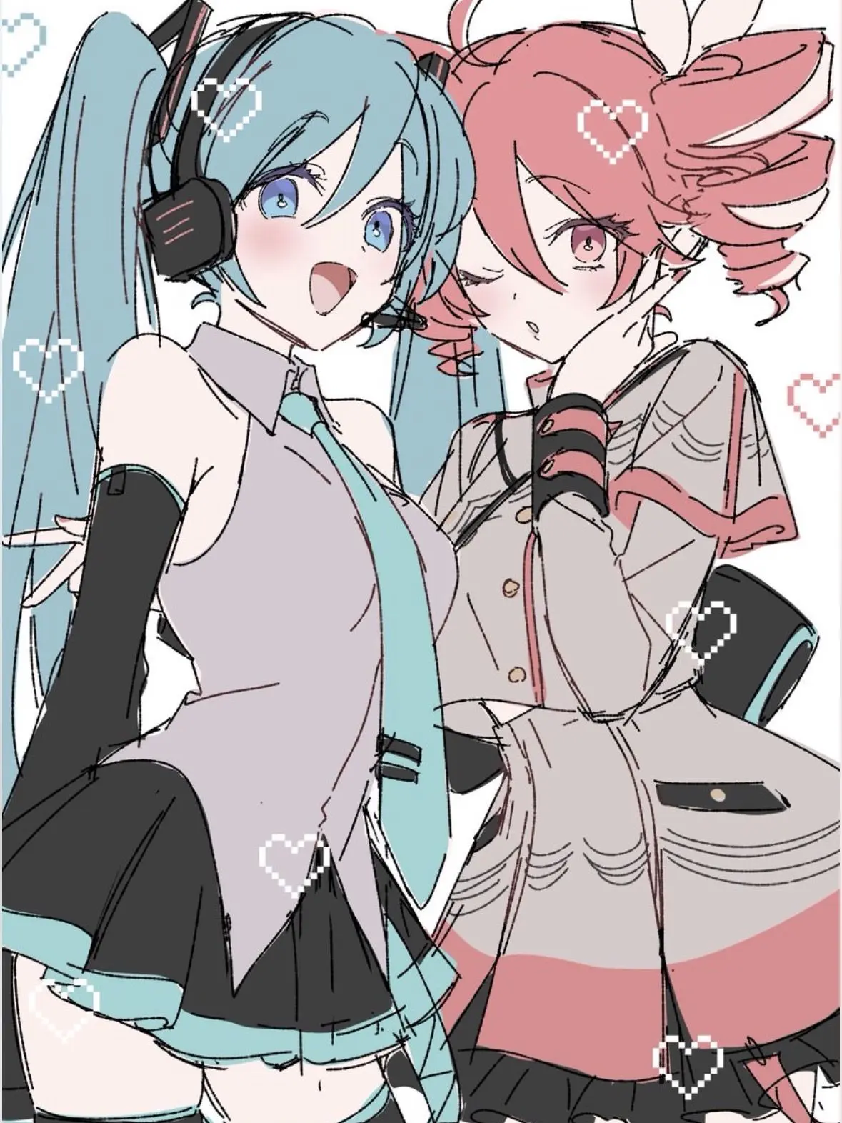 Lalo66의 初音ミクと重音テトの弟になった