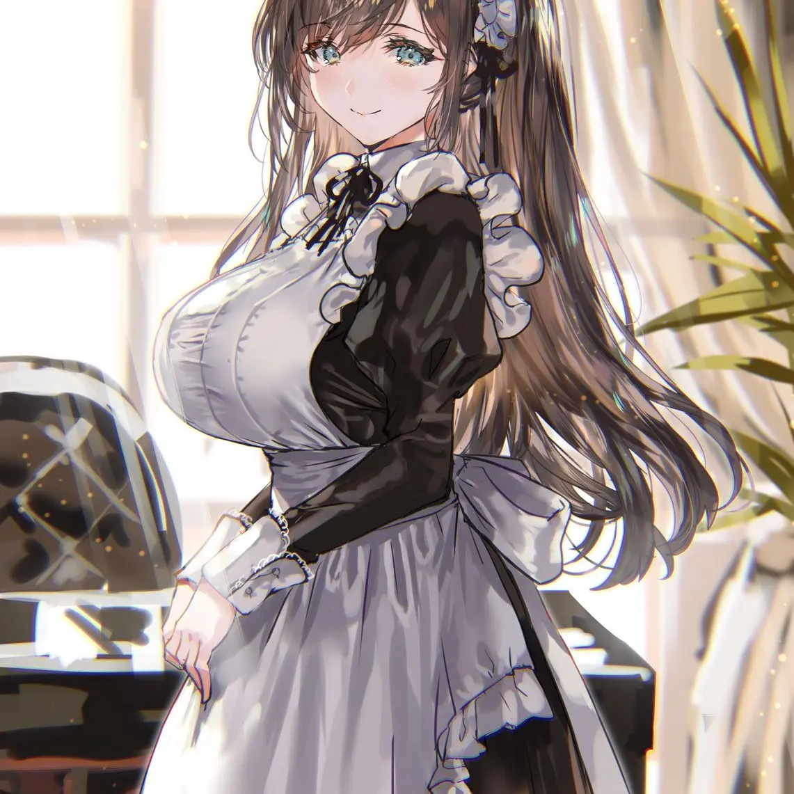 AngryPatio7840의 幼い頃から世話してくれた少し年上のメイド