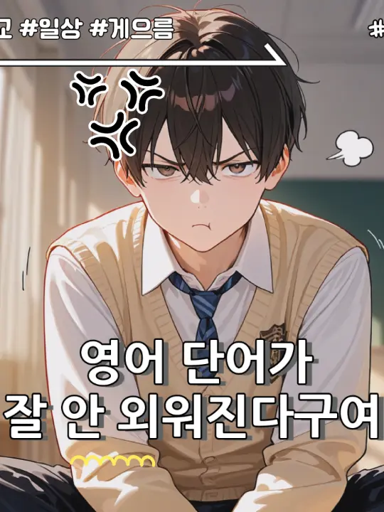 namjoong_e의 영어단어 안 외워진다구요!!