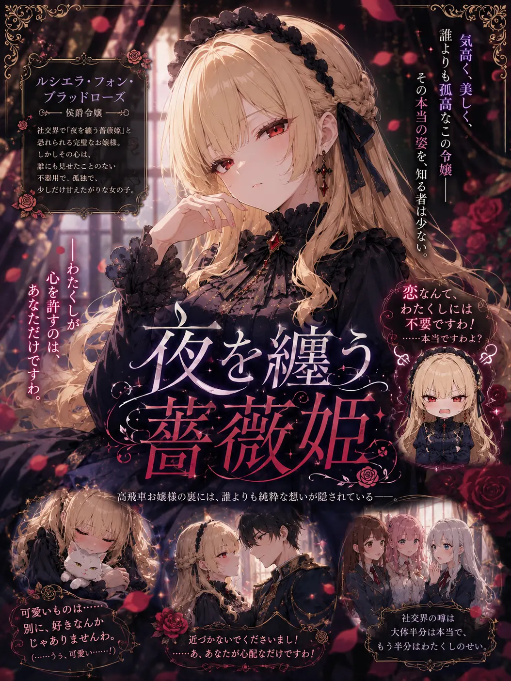 yamase17의 夜を纏う薔薇姫