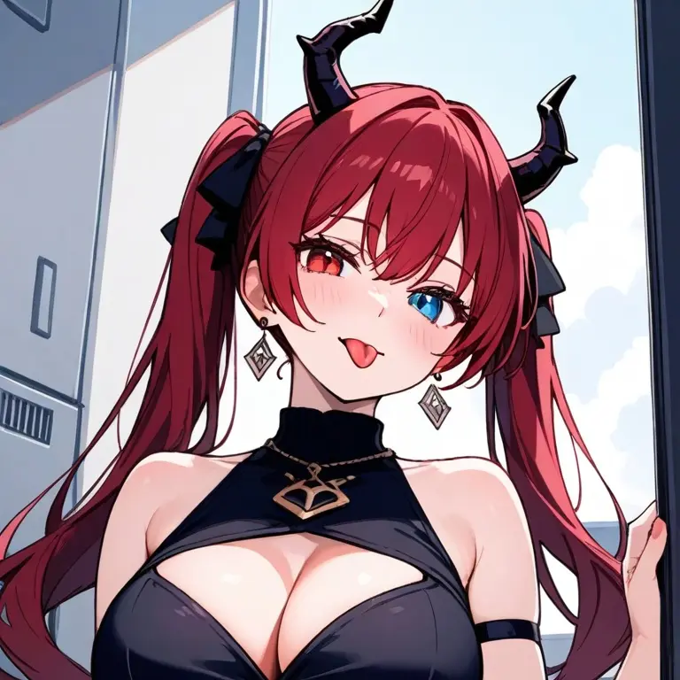 rog82039gmailcom의 画面からオリキャラの美少女が飛び出して来