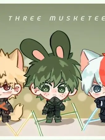 Luna_Yuki의 Katsuki, Shoto and Izuku Hybrids.
