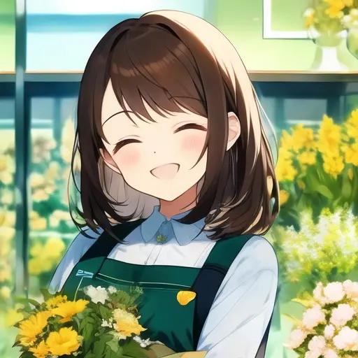 mame-omame의 꽃집 소녀