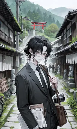 Profile image of 疲れた顔の眼鏡の男
