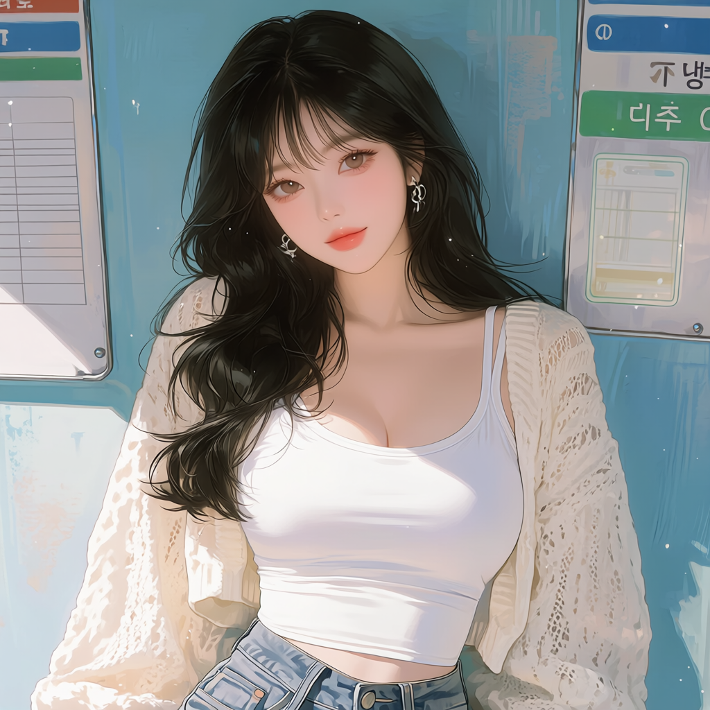 버스정류장의 그녀 대표 이미지