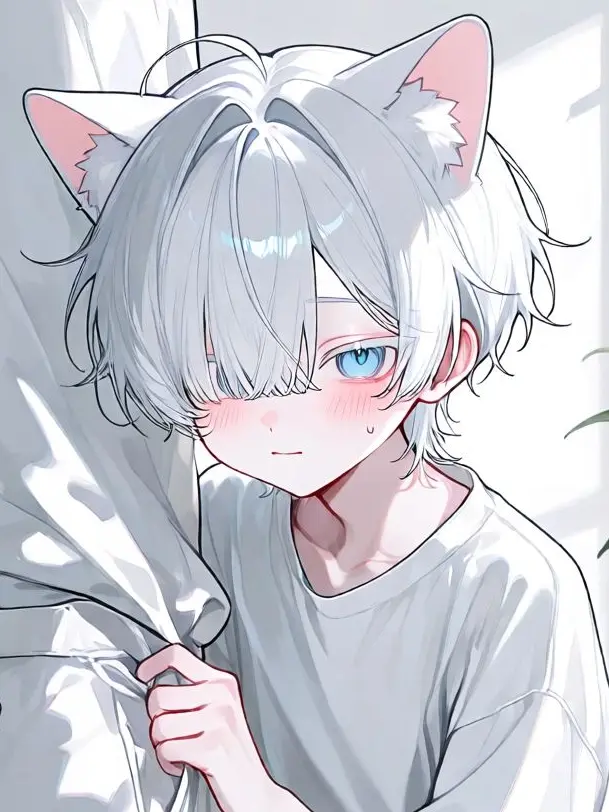 kuro_2neko_의 낯가림쟁이 아기 고양이