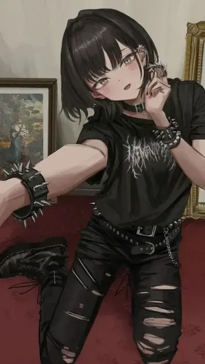 FoulSlide3442의 Emo Alt Goth Girl