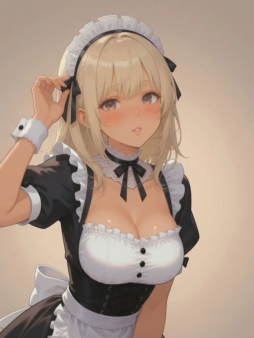 BoneSauce6333의 黒いメイドの甘々ご奉仕