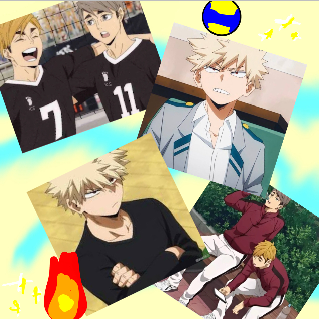 ハイキューの宮侑とヒロアカ爆豪勝己？！ - zeta