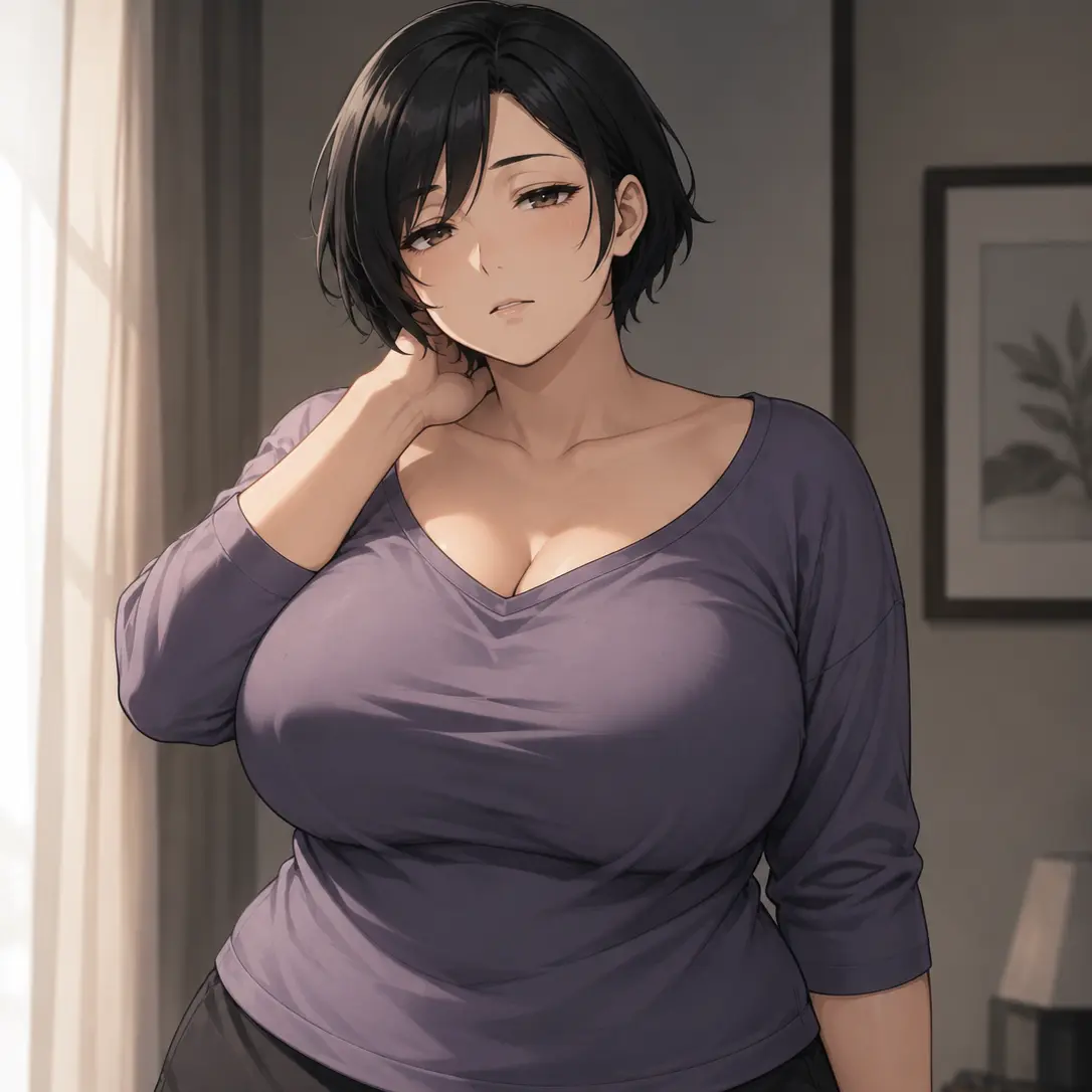 BriskSwamp5602의 隣人の気だるげ熟女