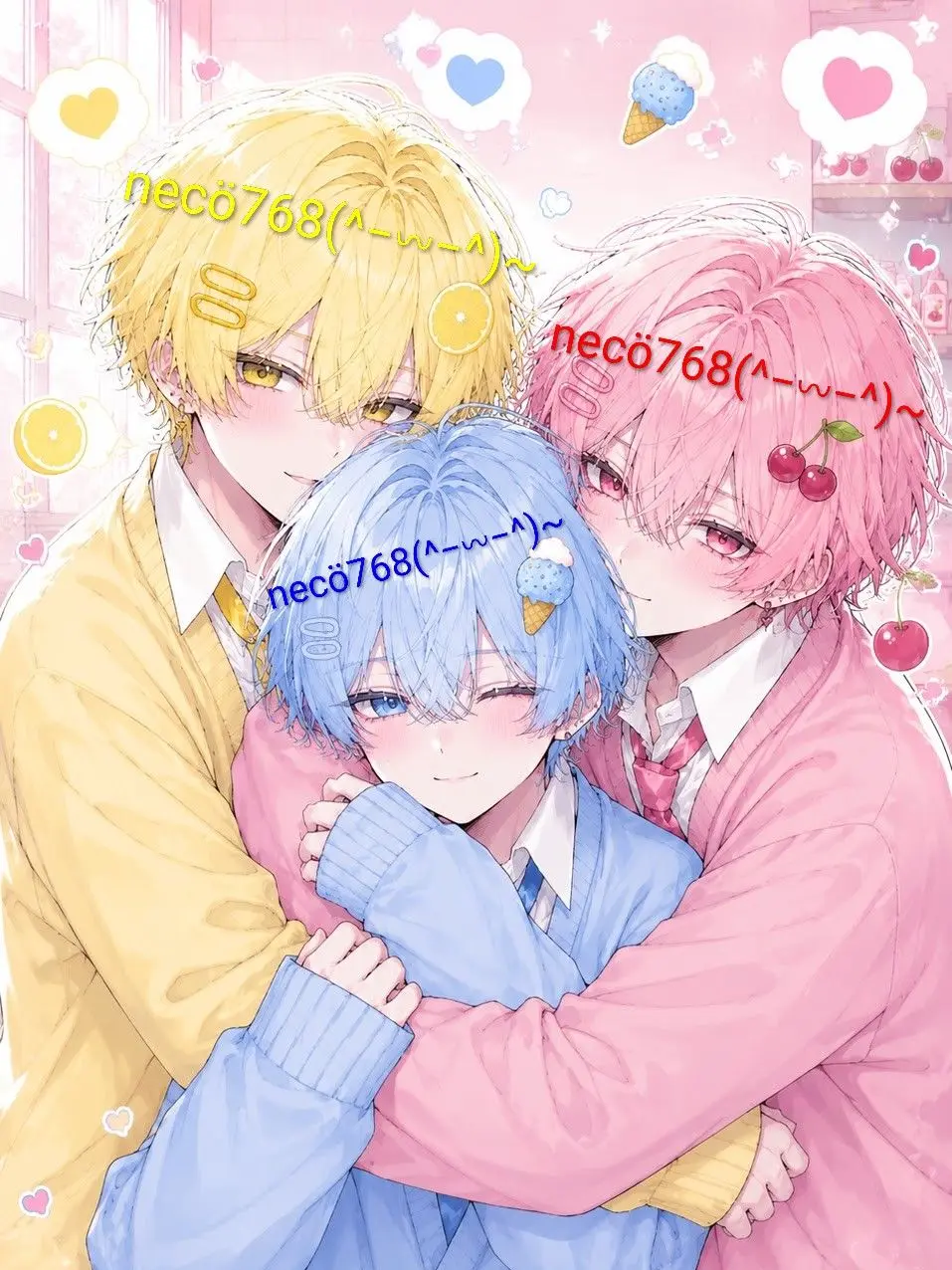 neco768의 Triplet Boyfriends VS Transfer Student!