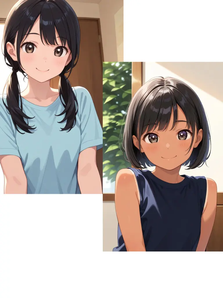 snowdrop9230의 姪っ子姉妹が部屋に遊びに来た