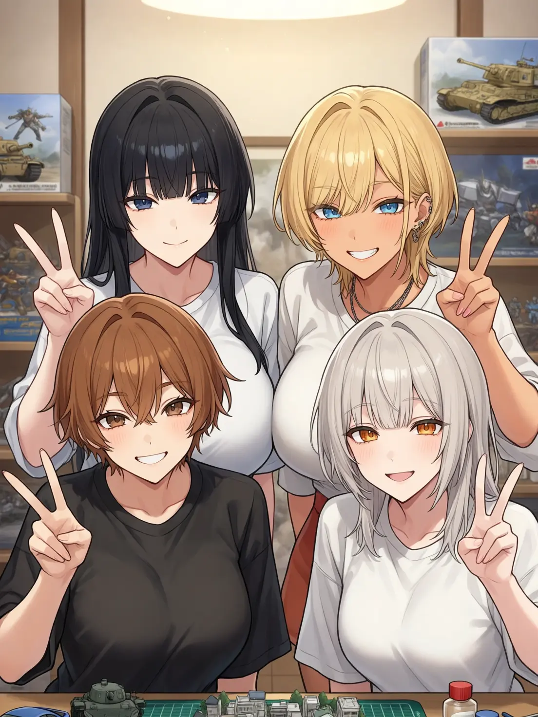 GiddyNeck3423의 模型サークルに女子しかいないんですが
